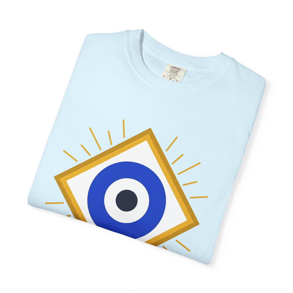 Evil Eye Shirt Boho Chic New Age Gift Women Contemporary Tee Nazar T-Shirt Hippie Fan Abstract Tshirt Spiritual Graphic Pattern Flare Tshirt