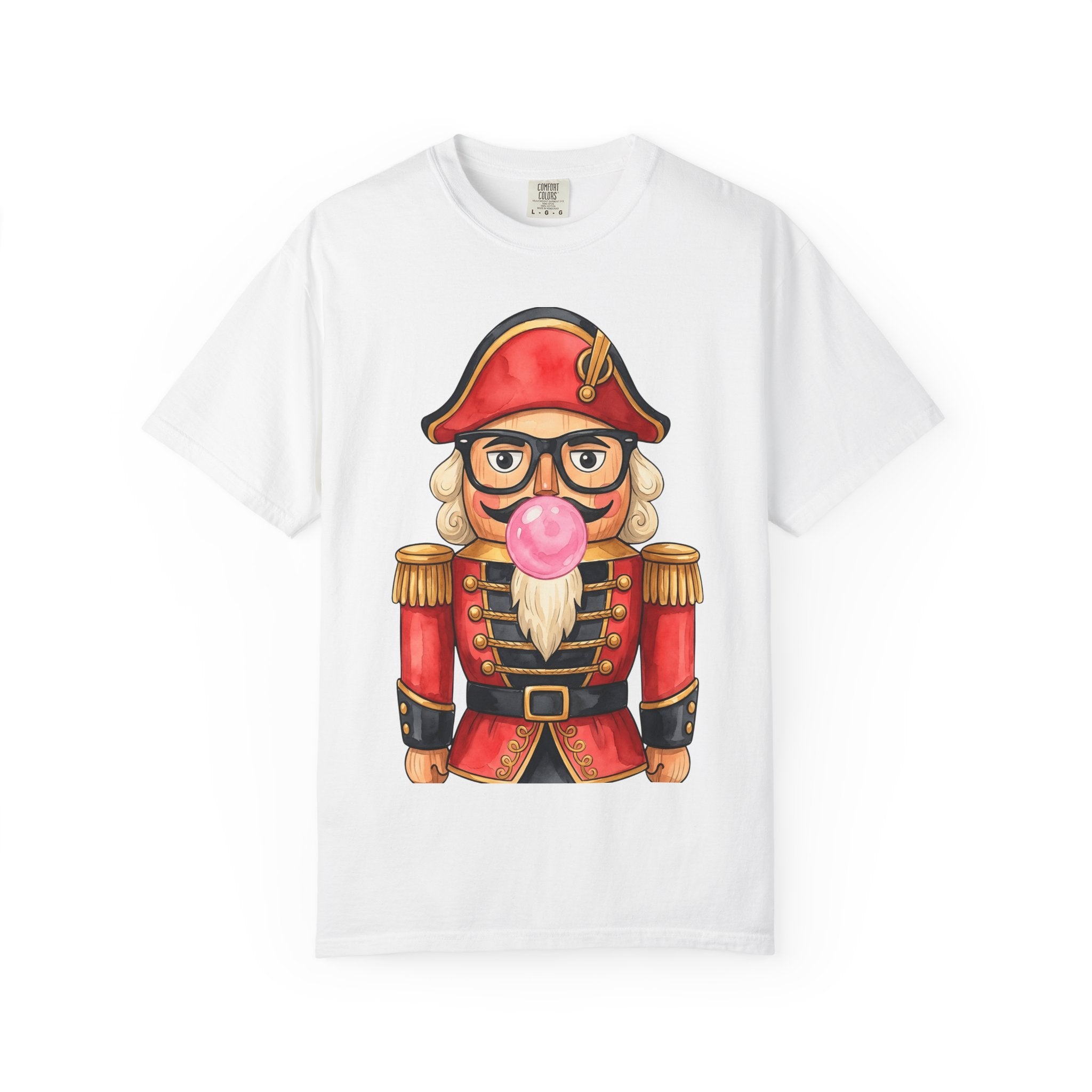 Nutcracker Soldier Shirt Christmas Holiday Gift Women Watercolor Tee Nutcracker T-Shirt Christmas Fan Watercolour Tshirt Seasonal Graphic