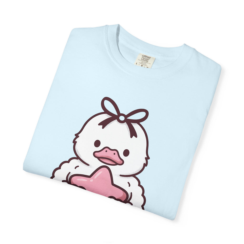 Duck Stuffed Animal Shirt St. Valentine's Day Pet Gift Women Cute Tee Plushie T-Shirt Valentine Fan Cute Tshirt Animal Graphic Comic Sparkle