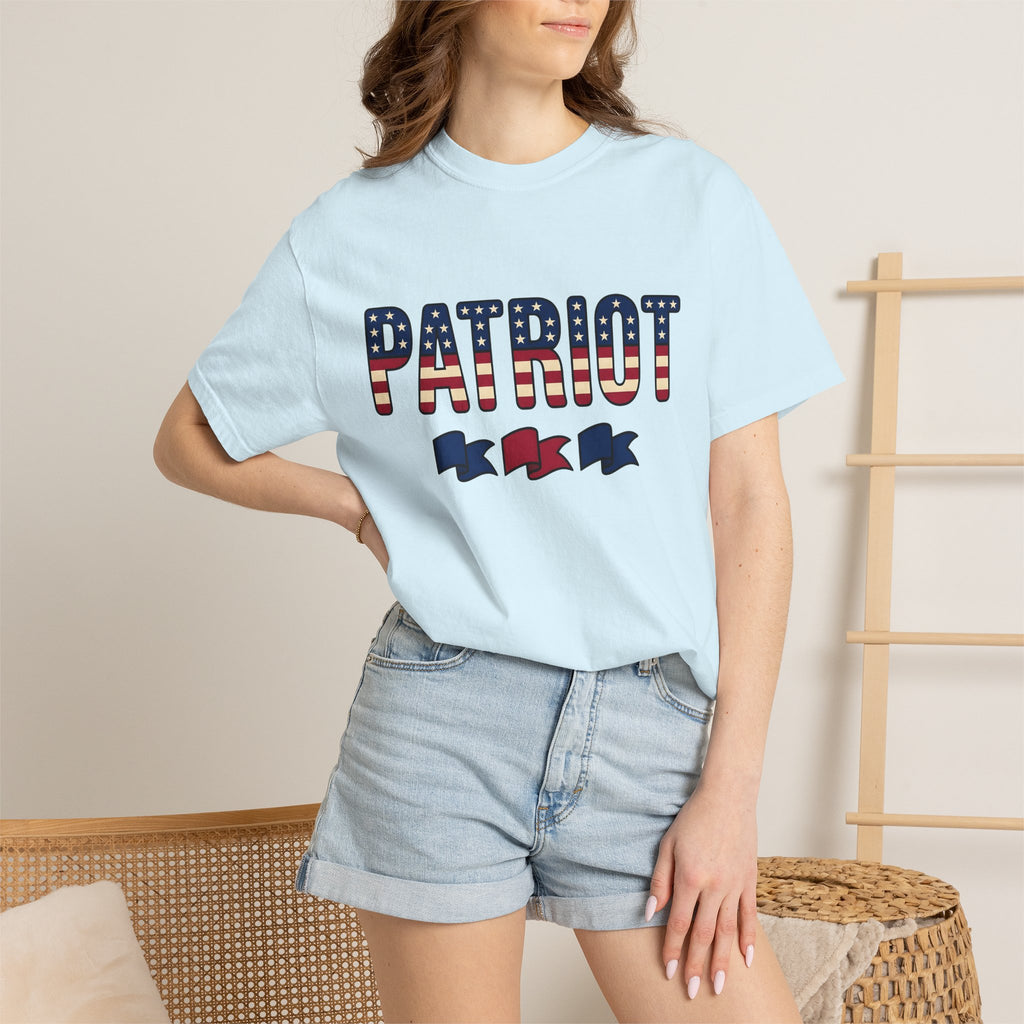Patriotic Quote Shirt America Celebration Gift Women Strong Tee Saying T-Shirt American Enthusiast Bold Tshirt Party Graphic Retro Banner