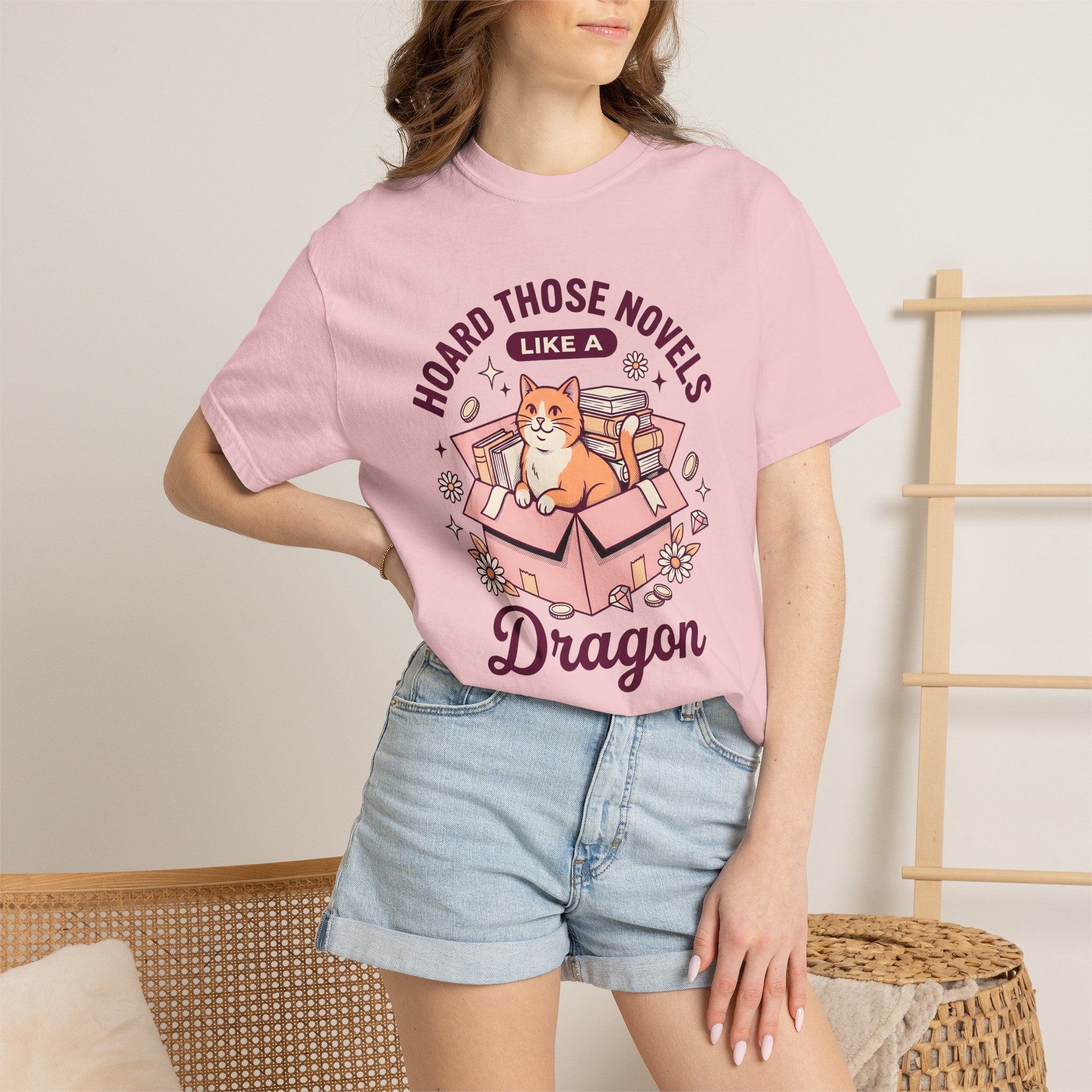 Cat Box Shirt Cat Reading Gift Women Cartoon Tee Litter Box T-Shirt Cat Fan Feline Tshirt Book Graphic Vintage Books Tshirt
