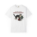 Tuxedo Cat Shirt Cat Humor Gift Women Vintage Tee Cat T-Shirt Cat Fan Retro Tshirt Funny Graphic Hand Drawn Houseplant Tshirt