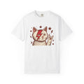 Rock Cat Shirt Cat Music Gift Women Bold Graphic Tee Kitty T-Shirt Feline Fan Graphic Design Musician Graphic Retro Stars Tshirt