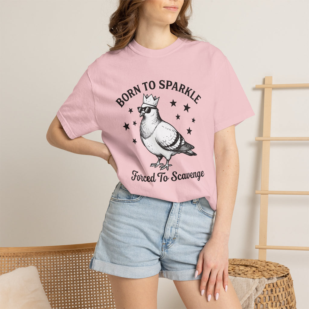 Carrier Pigeon Crown Shirt Funny Critter Gift Women Cartoon Tee Pigeon Crown T-Shirt Humor Fan Comic Tshirt Animal Graphic Old School