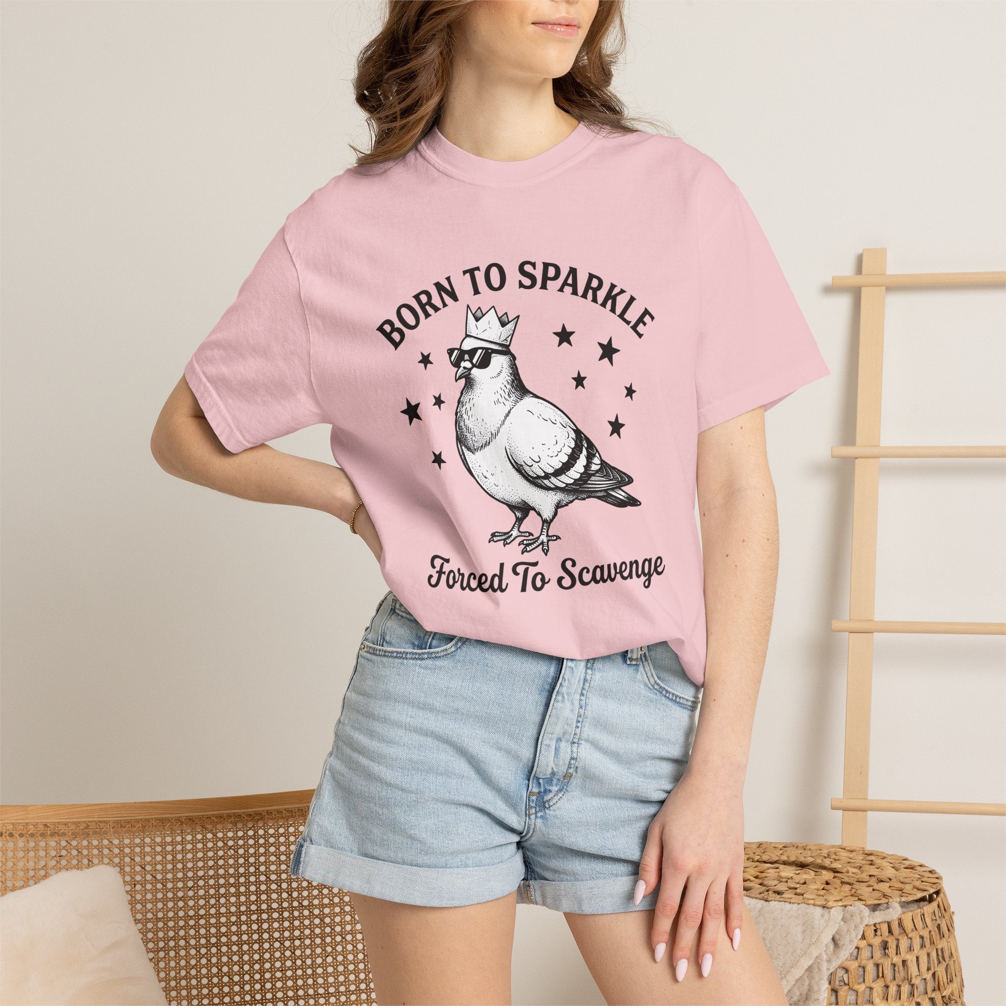 Carrier Pigeon Crown Shirt Funny Critter Gift Women Cartoon Tee Pigeon Crown T-Shirt Humor Fan Comic Tshirt Animal Graphic Old School