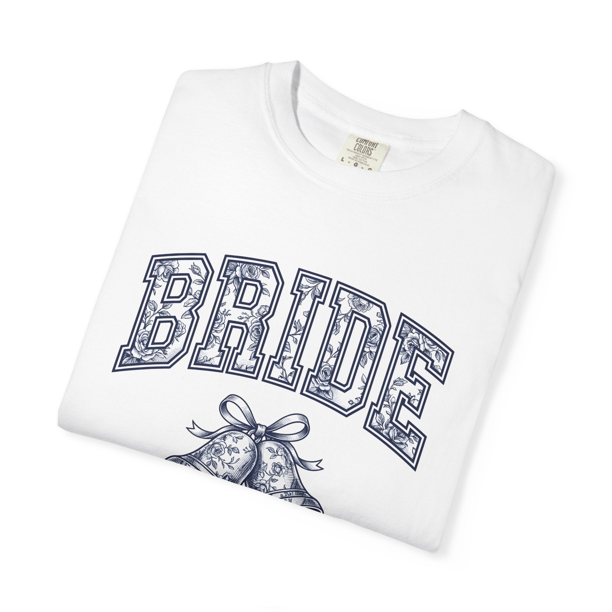 Nuptial Bells Shirt Bridal Matrimony Gift Women Flower Tee Wedding Bells T-Shirt Bride Fan Floral Tshirt Marriage Graphic Retro Red Roses