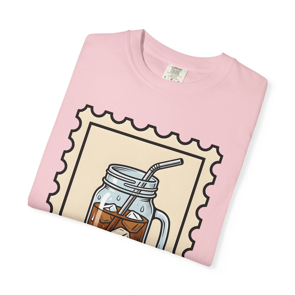Iced Latte Glass Shirt Coffee Cooking Gift Women Farmhouse Tee Coffee Mug T-Shirt Coffee Fan Latte Art Tshirt Baking Graphic Traditional