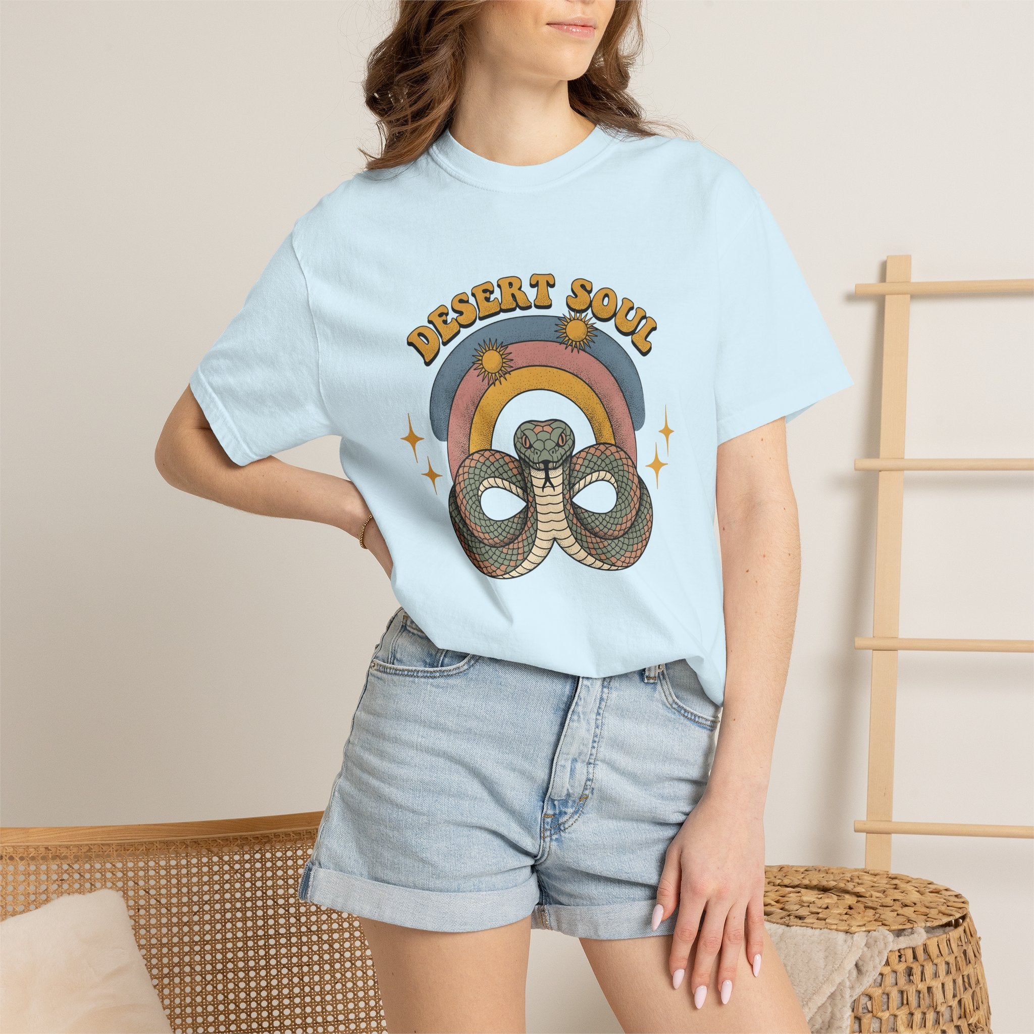 Serpent Colors Shirt Boho Environment Gift Women Ethnic Tee Snake T-Shirt Bohemian Fan Tribal Tshirt Eco Graphic Old School Sunburst Tshirt