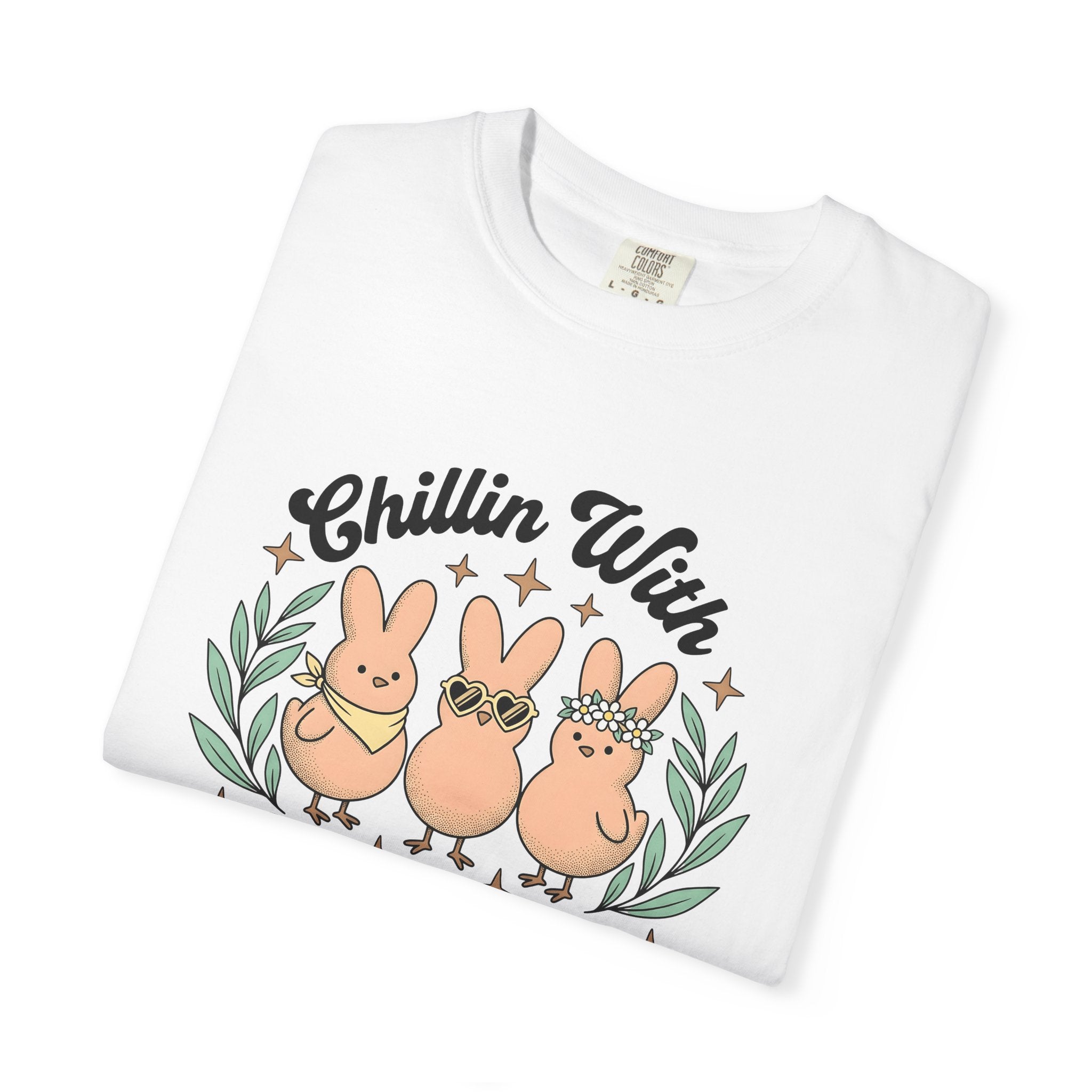 Rabbit Crew Shirt Easter Buddies Gift Women Kawaii Tee Bunny T-Shirt Easter Fan Cute Tshirt Friends Graphic Vintage Twinkles Tshirt