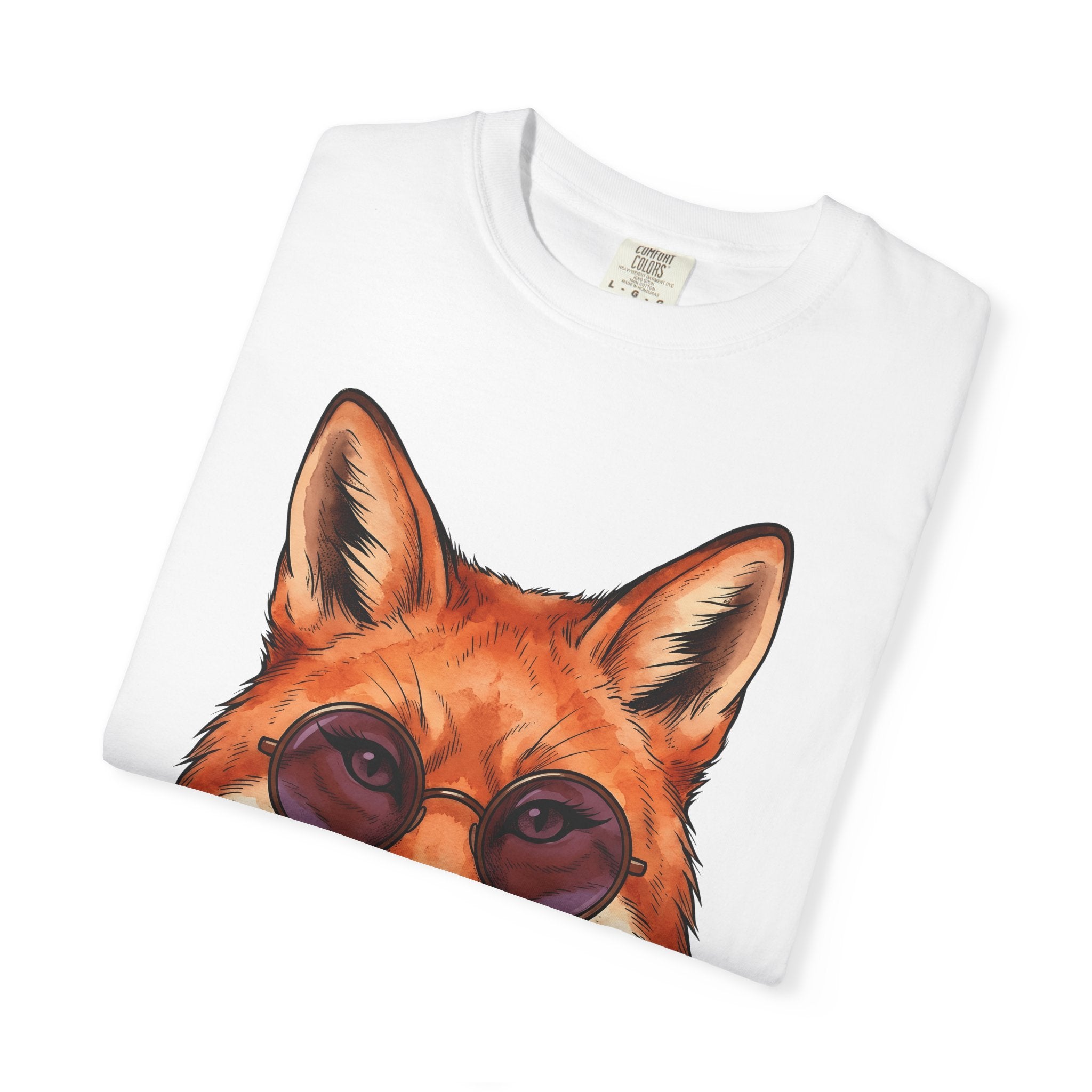 Fox Face Shirt Moms Animal Gift Women Boho Tee Fox T-Shirt Mother Fan Vixen Tshirt Wildlife Graphic Vintage Sunglasses Tshirt