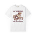 Bird Bench Shirt Funny Critter Gift Women Farmhouse Tee Bird Seat T-Shirt Humor Fan Rustic Tshirt Creature Graphic Pencil Potato Fries