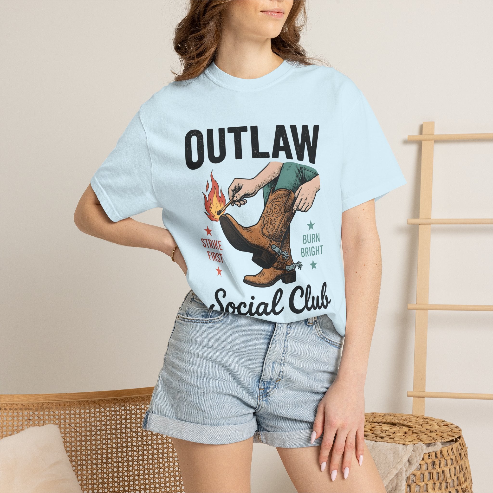 Riding Boots Shirt Cowgirl Cowboy Gift Women Antique Tee Riding Boot T-Shirt Rodeo Fan Cowpoke Graphic Tshirt Vintage Campfire Tshirt