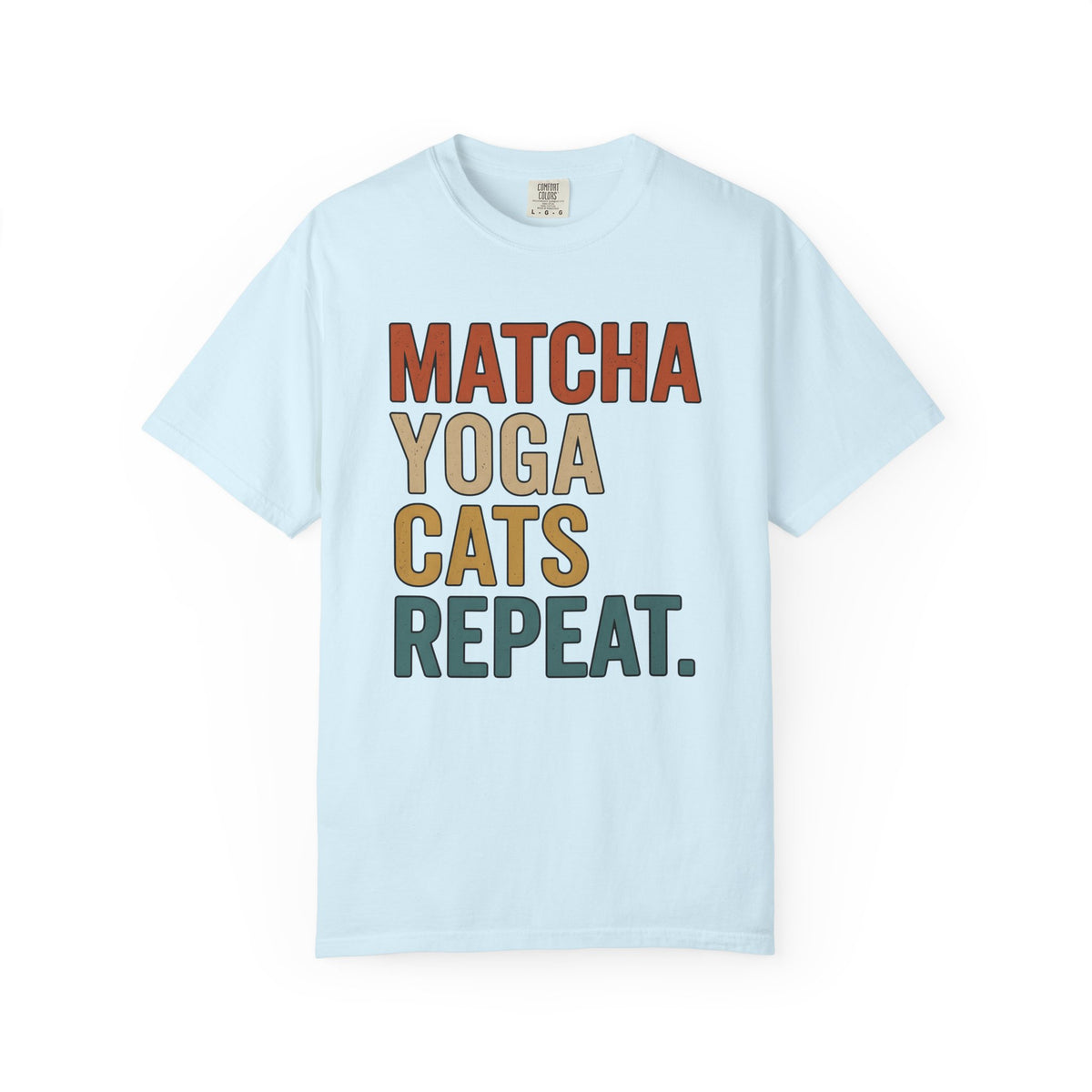 Kitten Yoga Bold Typography T-Shirt – Cat Lover Yogi Design, Unisex Graphic Tee