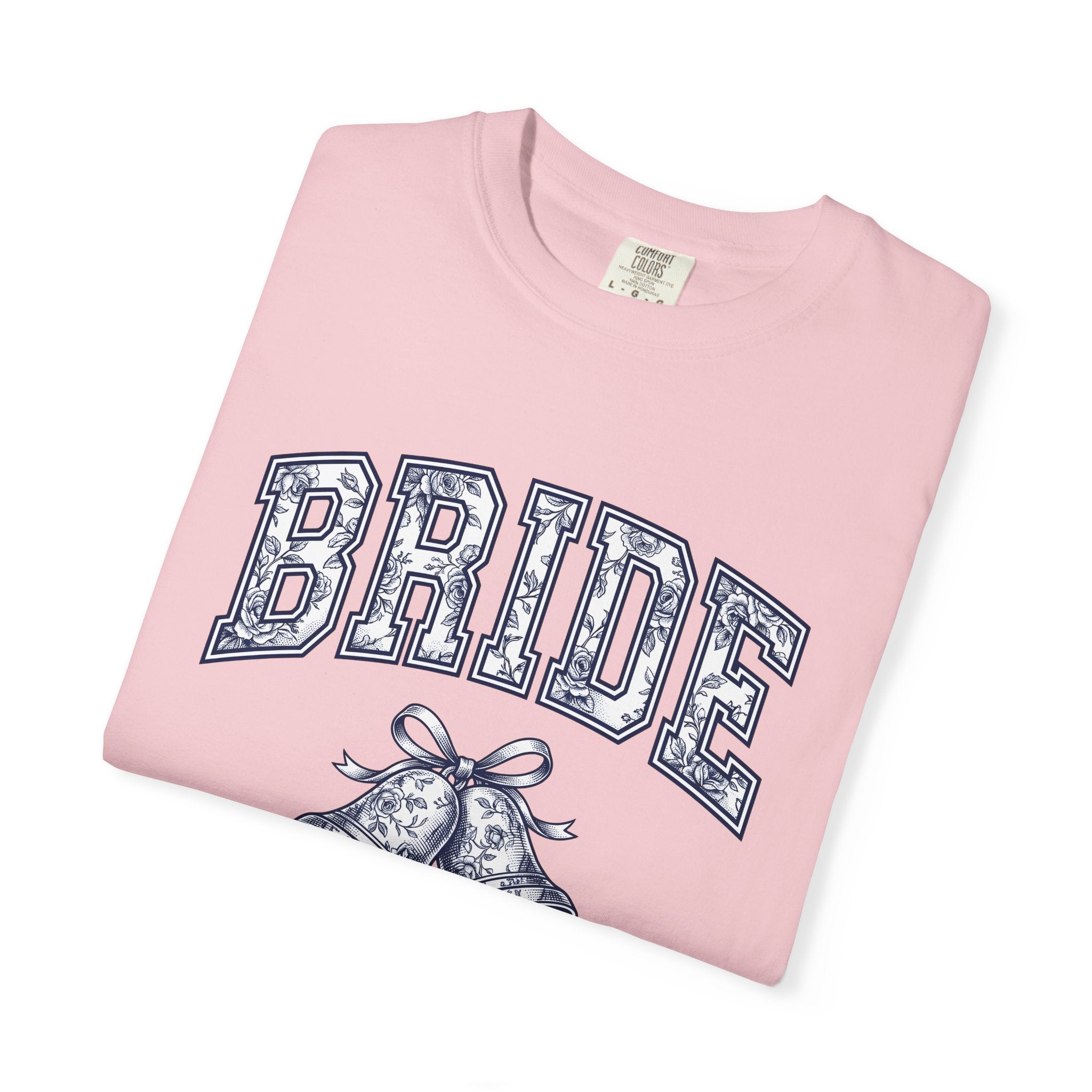 Nuptial Bells Shirt Bridal Matrimony Gift Women Flower Tee Wedding Bells T-Shirt Bride Fan Floral Tshirt Marriage Graphic Retro Red Roses