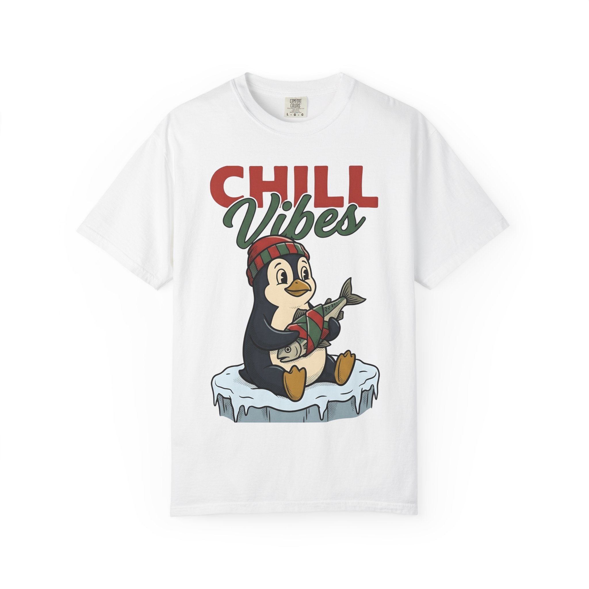 Penguin Graphic Shirt Christmas Animal Gift Women Cartoon Tee Pinguin T-Shirt Xmas Fan Comic Tshirt Wildlife Graphic Vintage Beanie Tshirt