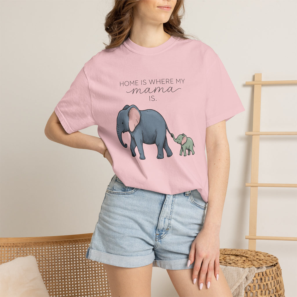 Elephant Herd Shirt Moms Wildlife Gift Women Adorable Tee Pachyderm T-Shirt Mother Fan Wildlife Conservation Graphic Tshirt Sketch Baby