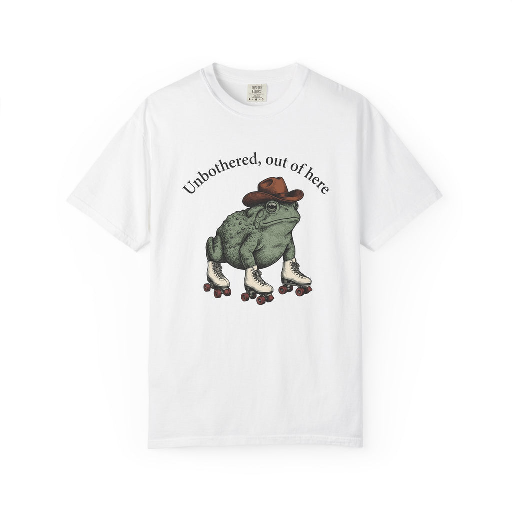 Roller Frog Shirt Animals Jokes Gift Women Classic Tee Toad T-Shirt Wildlife Fan Frogger Tshirt Humor Graphic Line Art Cowboy Cap Tshirt