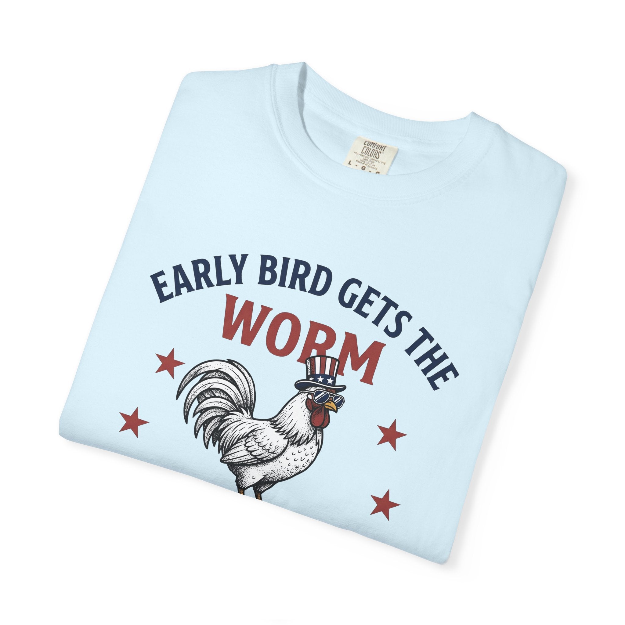 Rooster Coffee Mug Shirt America/4th Of July Joke Gift Women Independence Tee Coffee Cup T-Shirt Patriotic Fan Vintage Tshirt Pun Graphic