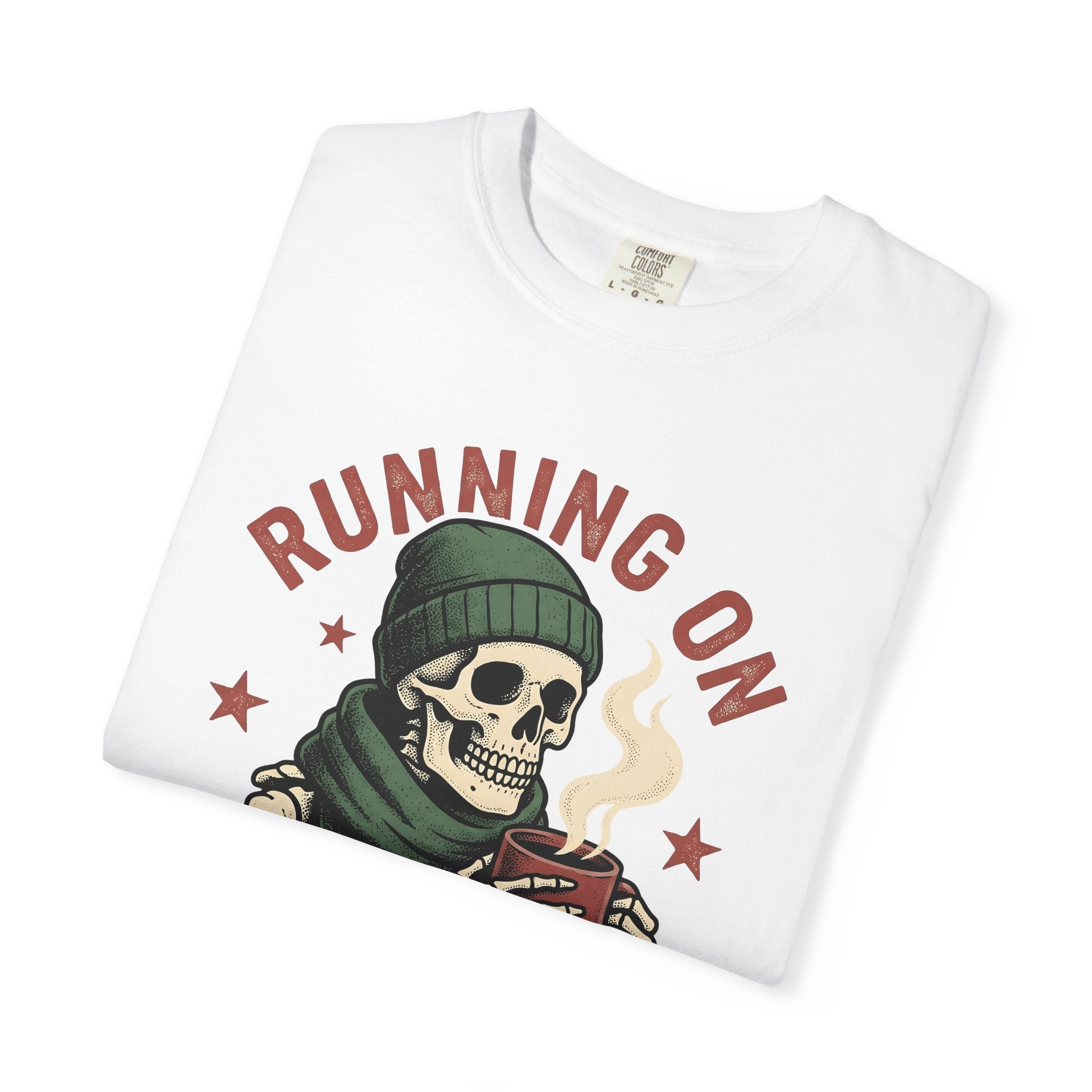 Skeleton Hot Cocoa Shirt Christmas Humor Gift Women Vintage Tee Hot Chocolate T-Shirt Xmas Fan Distressed Graphic Tshirt Retro Beanie Tshirt