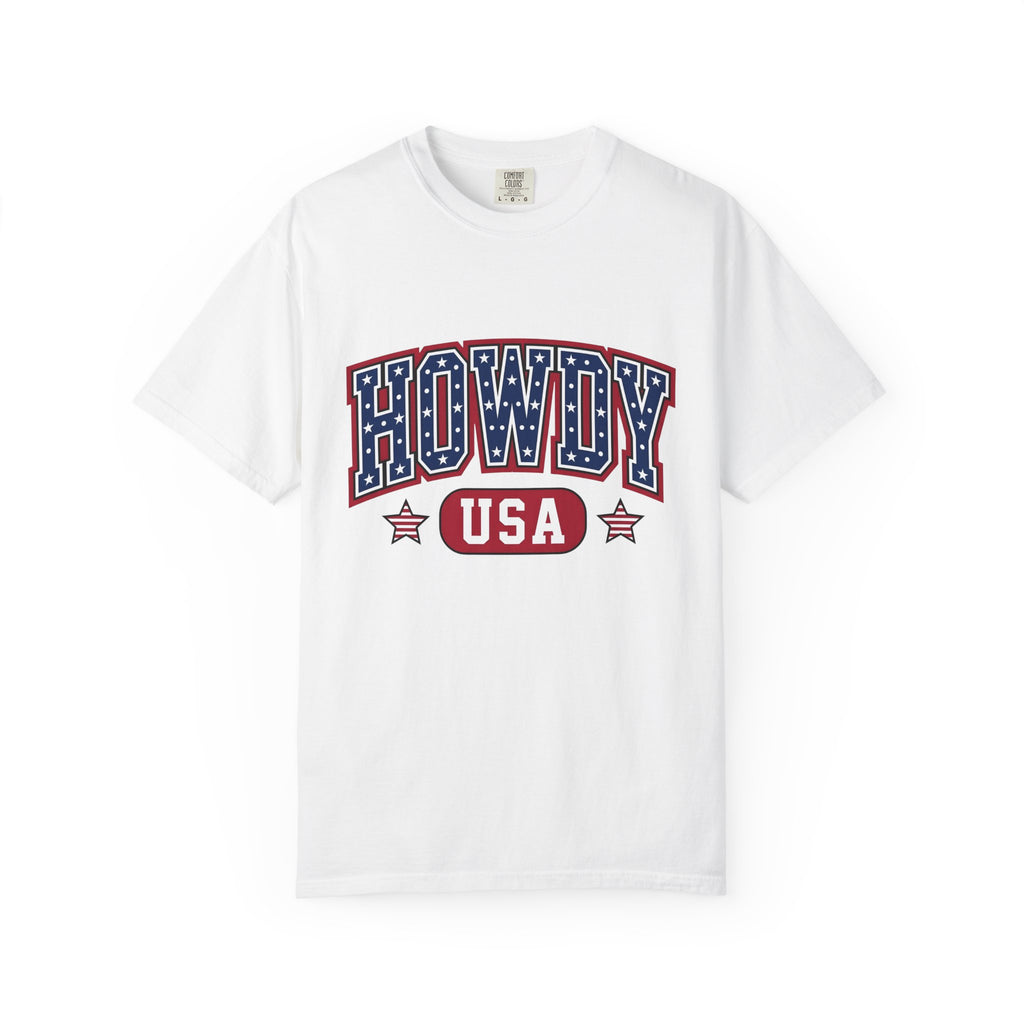 Usa Stars Shirt America Cowboy Gift Women Graphic Tee Stars T-Shirt American Fan Typography Tshirt Rodeo Graphic Classic Star Stripes Tshirt