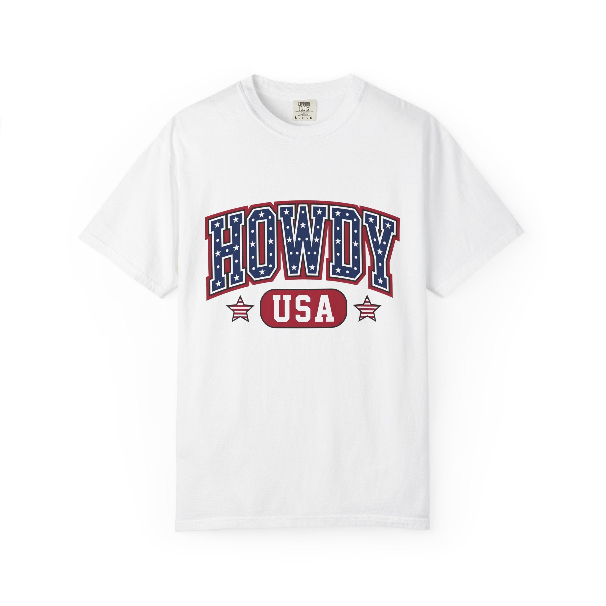 Usa Stars Shirt America Cowboy Gift Women Graphic Tee Stars T-Shirt American Fan Typography Tshirt Rodeo Graphic Classic Star Stripes Tshirt