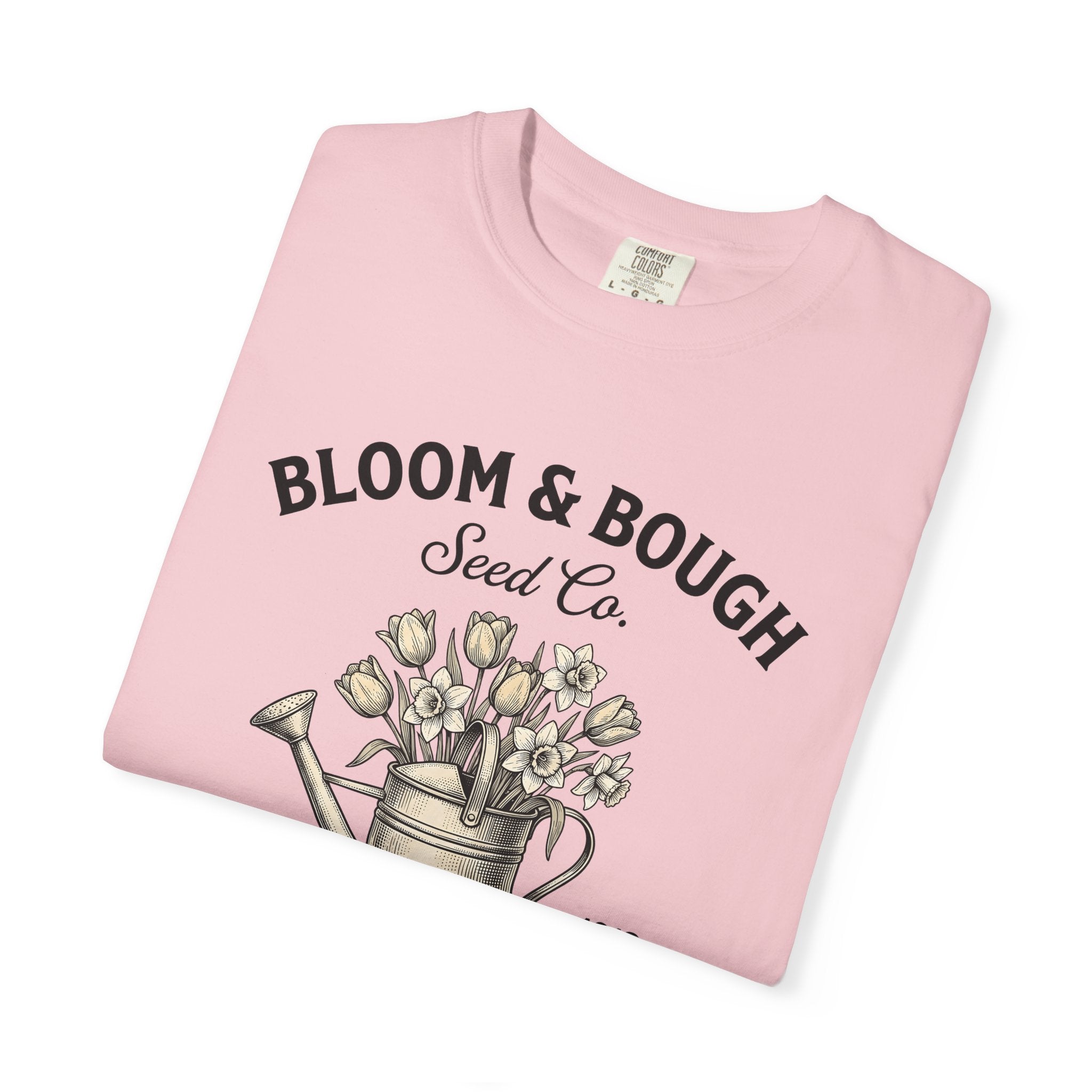 Floral Watering Can Shirt Easter Agriculture Gift Women Classic Tee Watering Can T-Shirt Spring Fan Vintage Tshirt Farming Graphic Line Art