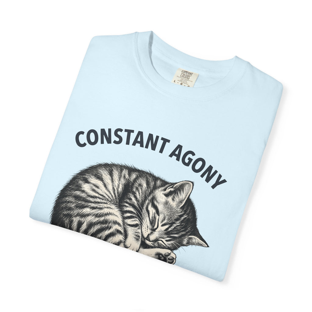Sleeping Kitten Shirt Cat Pet Gift Women Sketch Tee Kitten T-Shirt Cat Fan Drawing Graphic Pet Design Retro Pattern Tshirt