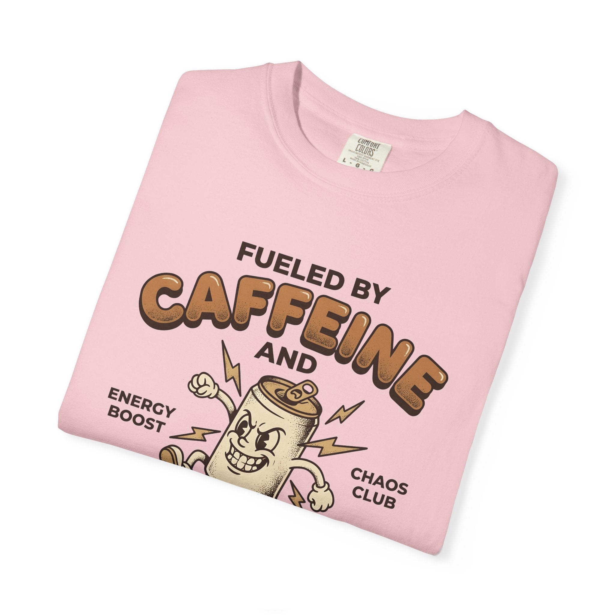 Energy Drink Bottle Shirt Coffee Jokes Gift Women Comic Tee Energy Can T-Shirt Coffee Fan Caffeine Tshirt Humor Graphic Vintage Electric