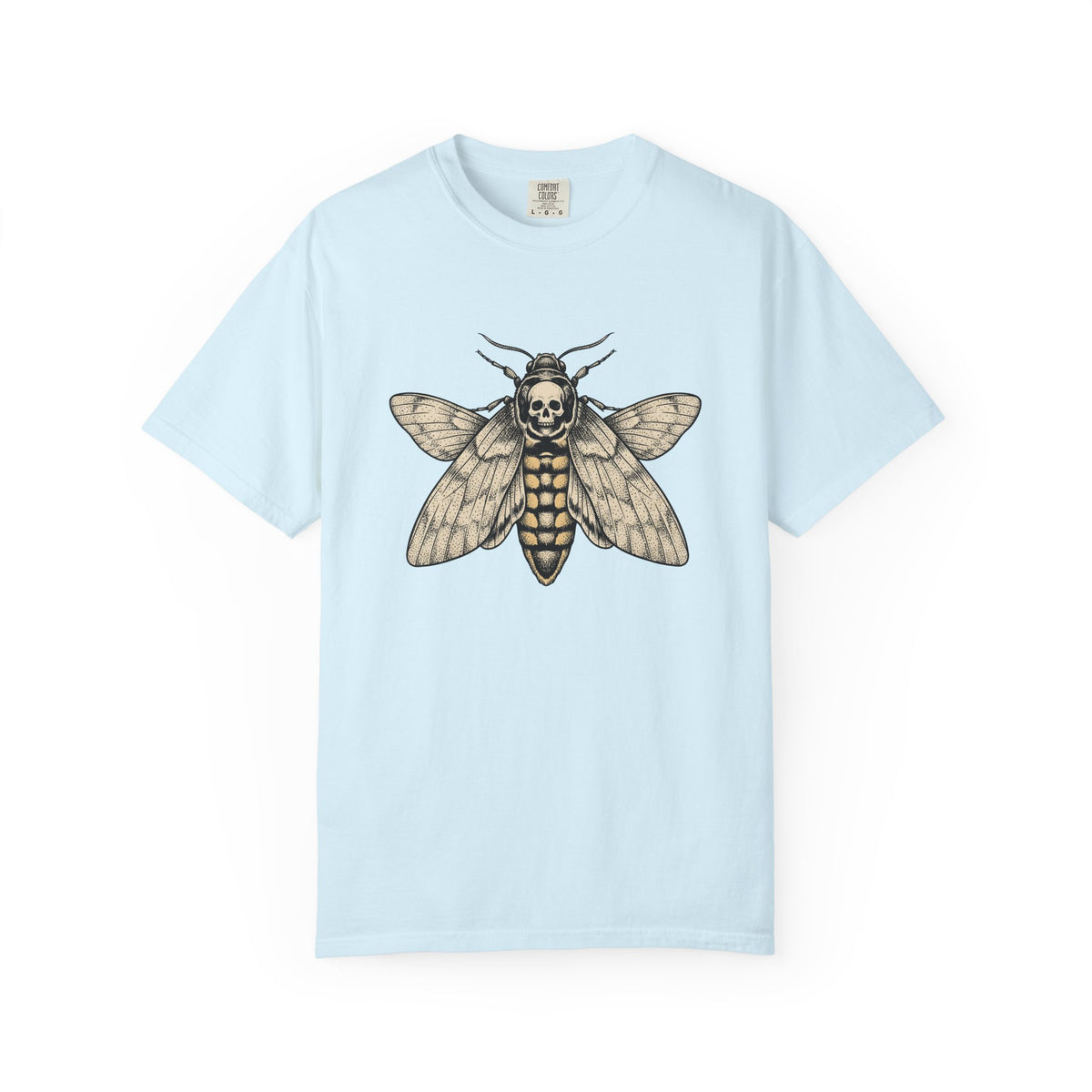 Skeleton Moth Shirt Cottagecore Dark Unisex Gift Retro Tee Moth T-Shirt