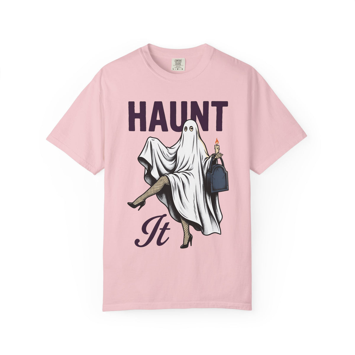 Ghost Dress Shirt Halloween Fright Unisex Gift Classic Tee Specter T-Shirt