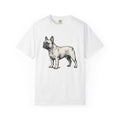 French Bulldog Shirt Dog Pet Gift Women Vintage Tee Bulldog T-Shirt Dog Fan Canine Graphic Tshirt Hand Drawn Linework Tshirt