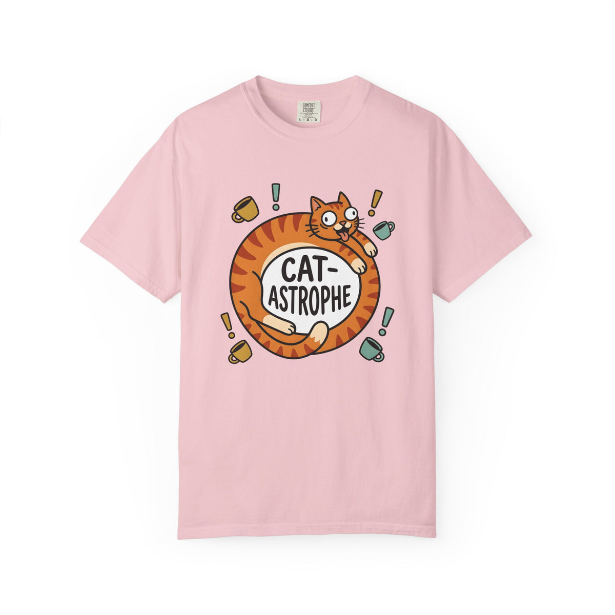 Ginger Cat Shirt Funny Wildlife Unisex Gift Comic Tee Orange Cat T-Shirt Humor