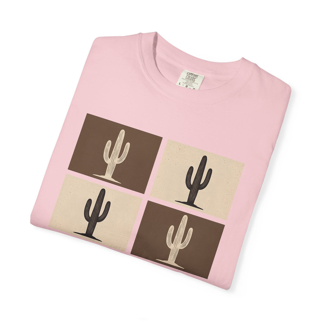 Succulent Design Shirt Cowgirl Cowboy Gift Women Hippie Tee Cactus T-Shirt Rodeo Fan Retro Tshirt Cowboy Graphic Vintage Dry Land Tshirt