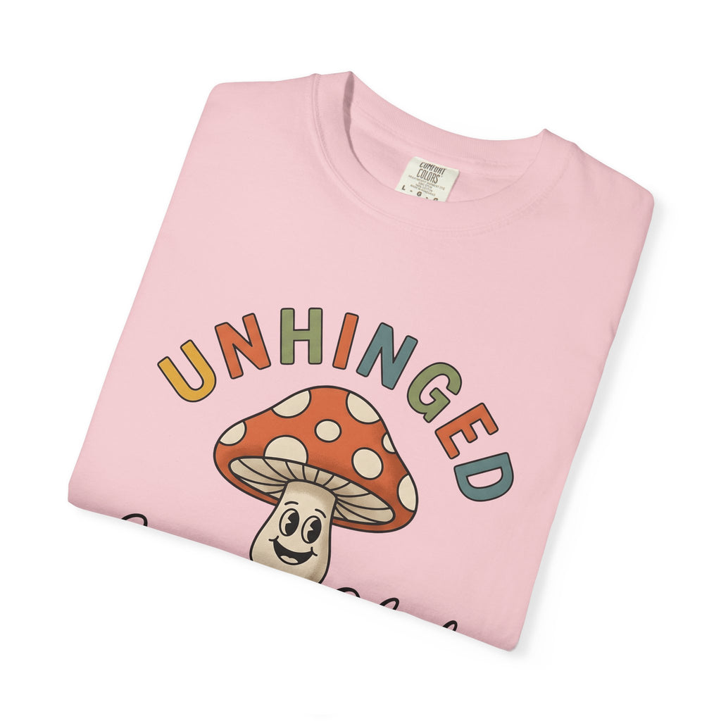 Happy Mushroom Shirt Moms Jokes Gift Women Comic Tee Fungus T-Shirt Motherhood Fan Cartoon Tshirt Humor Graphic Vintage Dots Tshirt