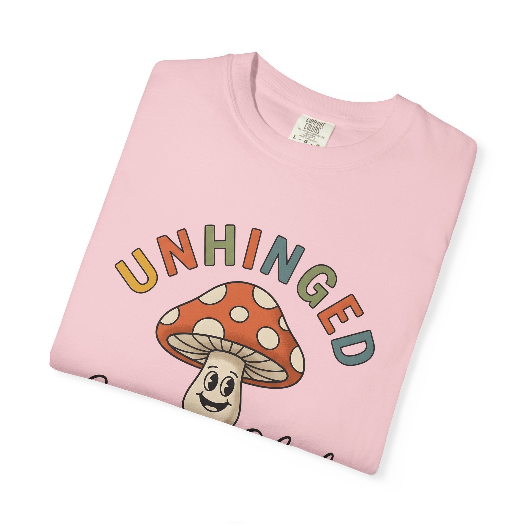 Happy Mushroom Shirt Moms Jokes Gift Women Comic Tee Fungus T-Shirt Motherhood Fan Cartoon Tshirt Humor Graphic Vintage Dots Tshirt