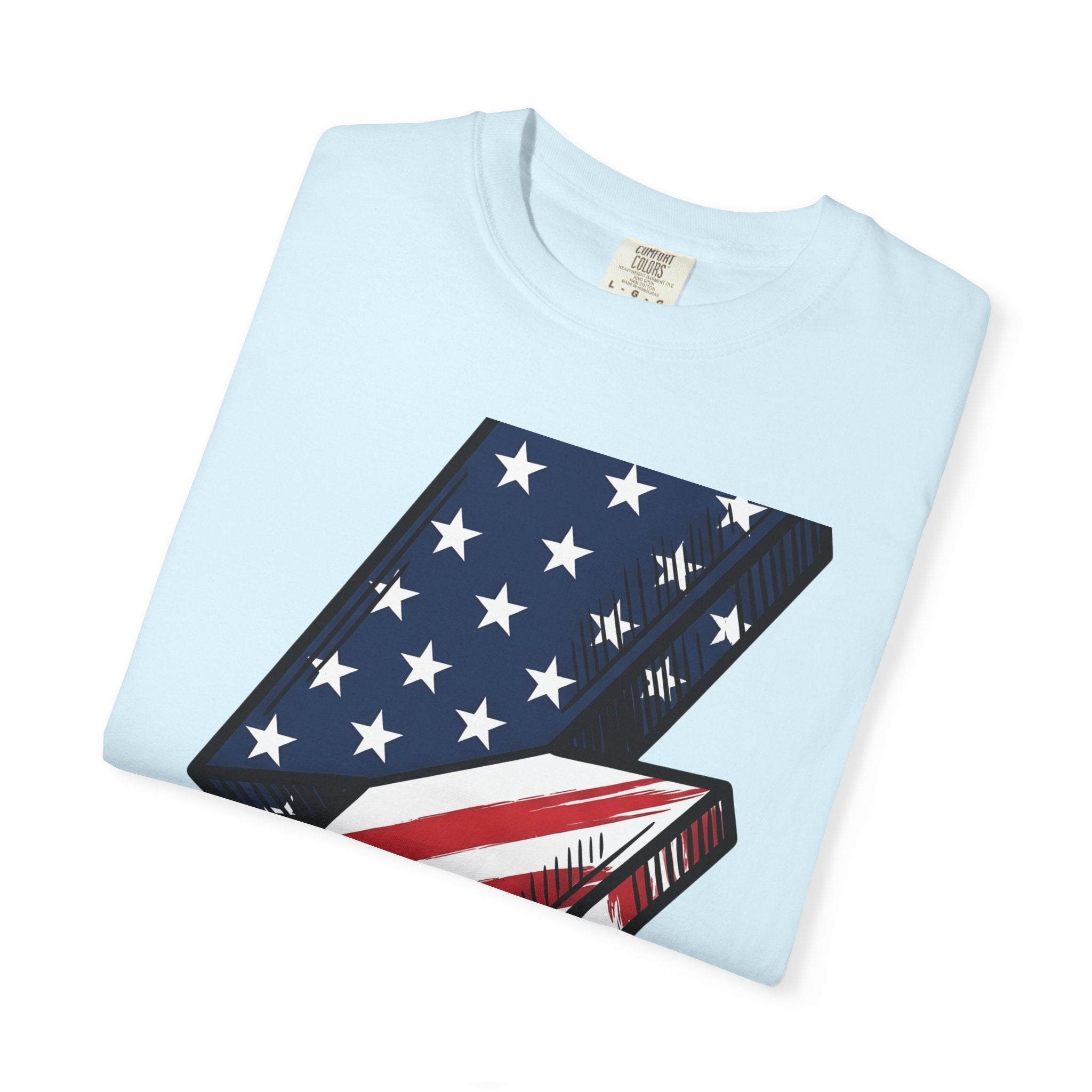American Lightning Bolt Shirt 4th Of July Independence Gift Women Digital Art Tee Lightning T-Shirt Patriot Fan Graphic Tshirt Freedom