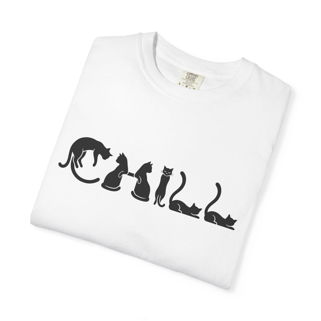 Black Feline Shirt Cat Wildlife Gift Women Basic Tee Cat T-Shirt Cat Fan Kitten Tshirt Wildlife Graphic Tshirt Current Outline Tshirt