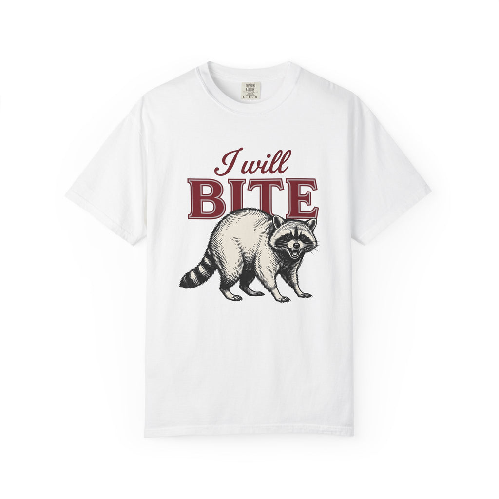 Raccoon Art Shirt Funny Nature Gift Women Sketch Tee Raccoon T-Shirt Humor Fan Drawing Graphic Outline Creature Tshirt