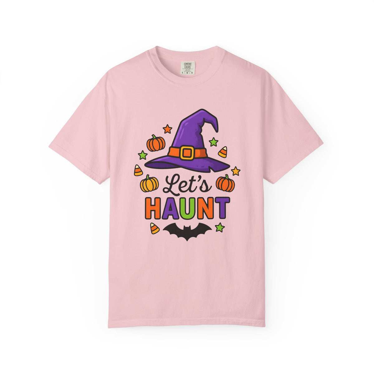 Wizard Hat Shirt Halloween Scary Gift Women Comic Tee Pointy Hat T-Shirt Horror Fan Spooky Graphic Tshirt Vintage Jack O Lantern Tshirt