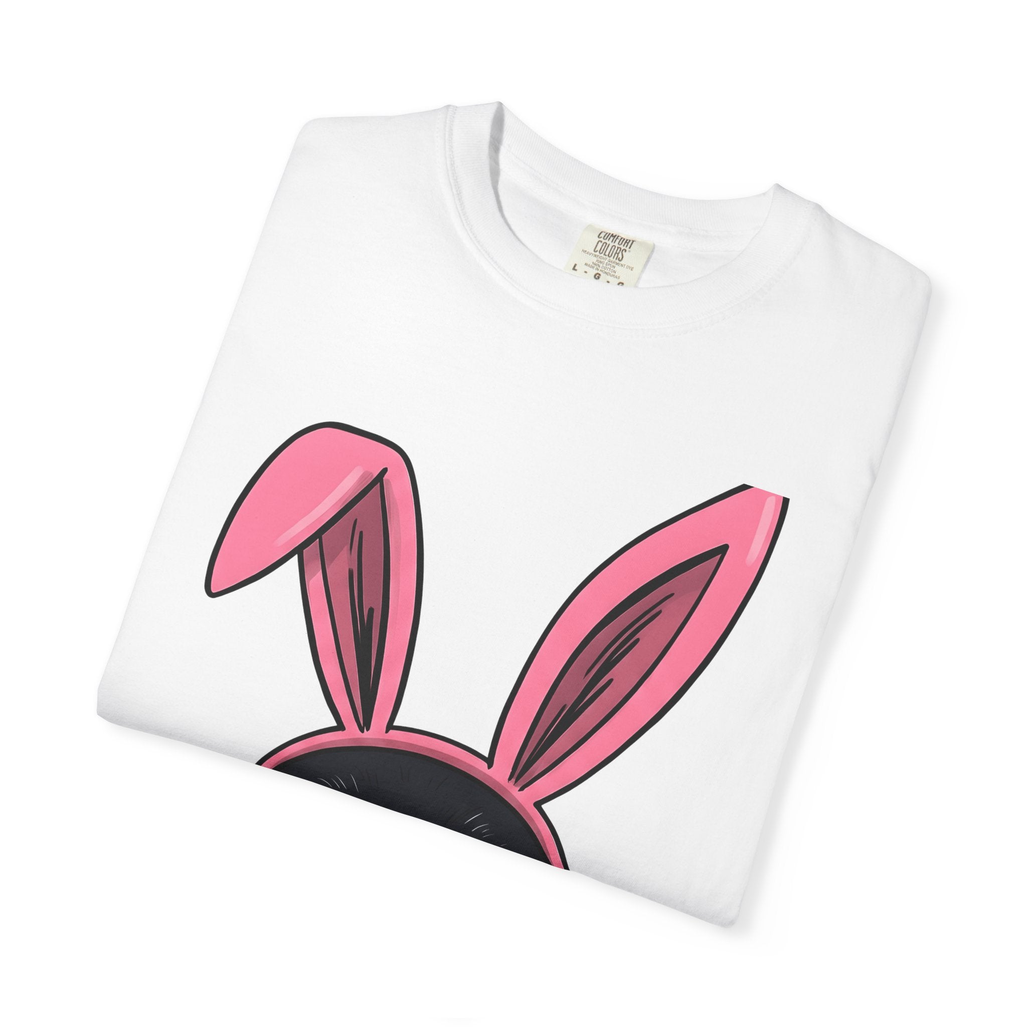 Blackbird Bunny Ears Shirt Easter Comedy Gift Women Animated Tee Rabbit Ears T-Shirt Easter Fan Cartoon Tshirt Humor Graphic Doodle Critter