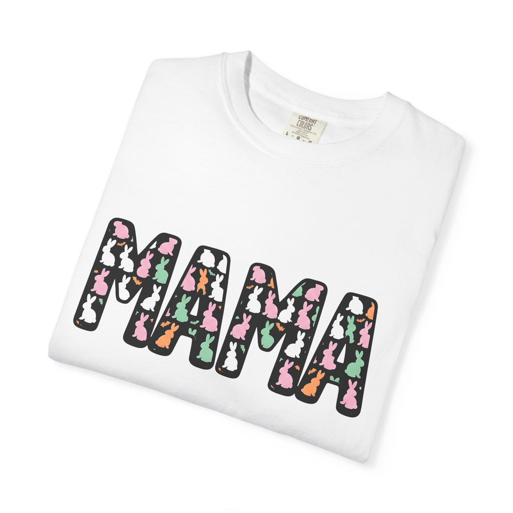 Bunny Design Shirt Moms Holiday Gift Women Sweet Tee Rabbit T-Shirt Mom Fan Cute Tshirt Celebration Graphic Lively Gentle Animals Tshirt