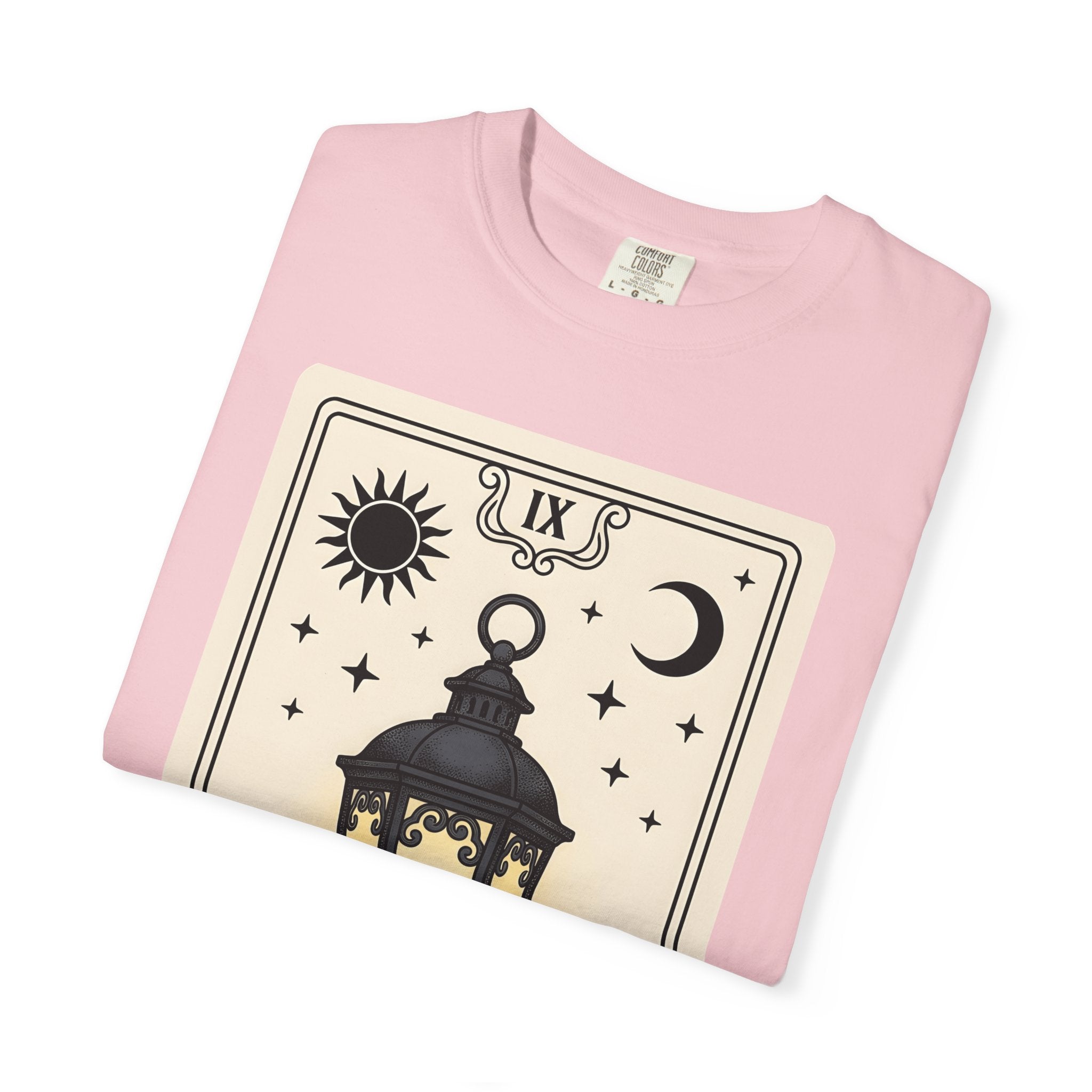 Tarot Card Lantern Shirt Boho Chic Wedding Gift Women Mystical Tee Lantern T-Shirt Bohemian Enthusiast Esoteric Tshirt Bridal Graphic