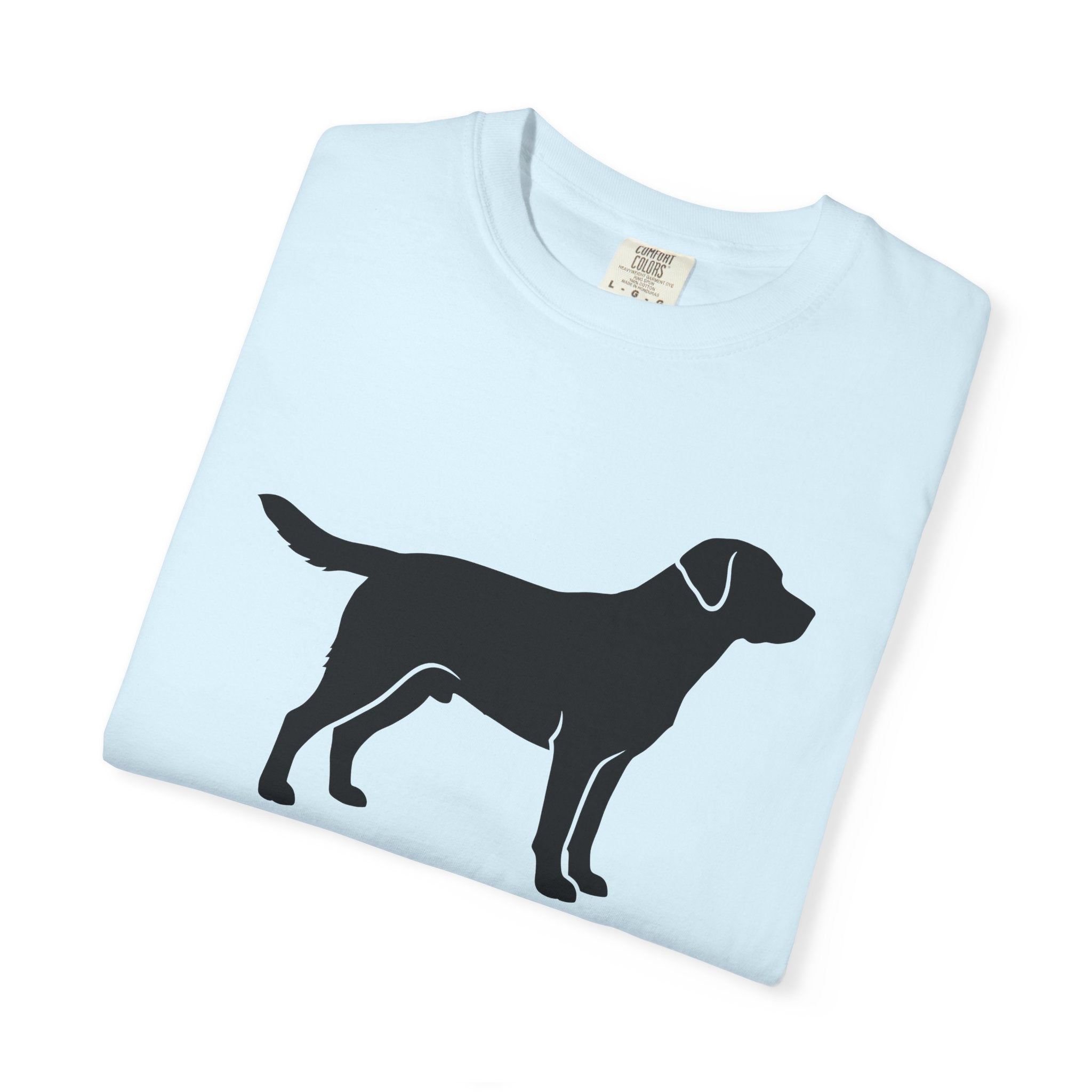 Labrador Silhouette Shirt Dog Pets Gift Women Minimalist Tee Retriever T-Shirt Dog Fan Canine Design Labrador Graphic Modern Dog Graphic