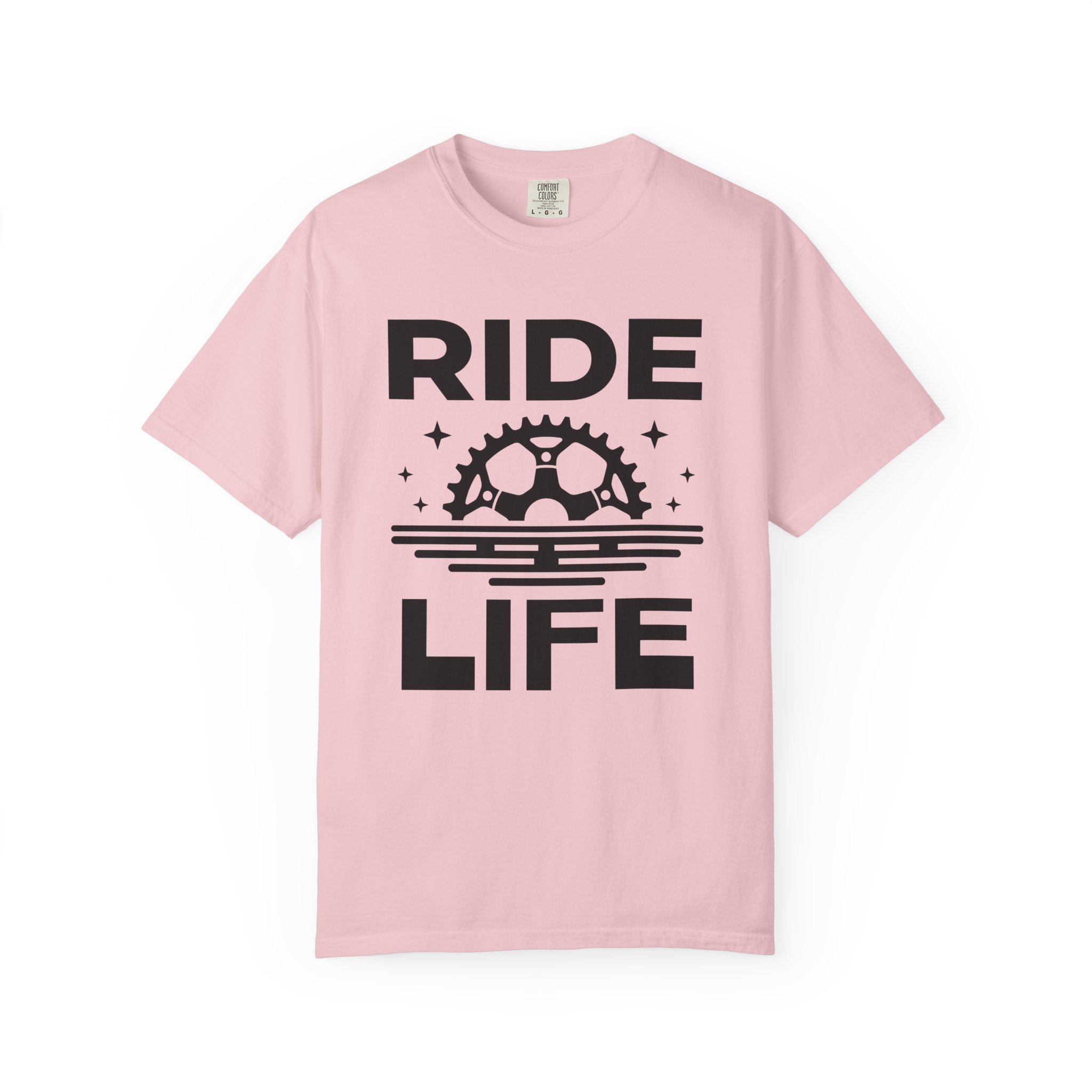Cycling Gear Shirt Cycling Exercise Gift Women Graphic Tee Bike T-Shirt Cyclist Enthusiast Illustrated Design Fitness Graphic Simple Stars