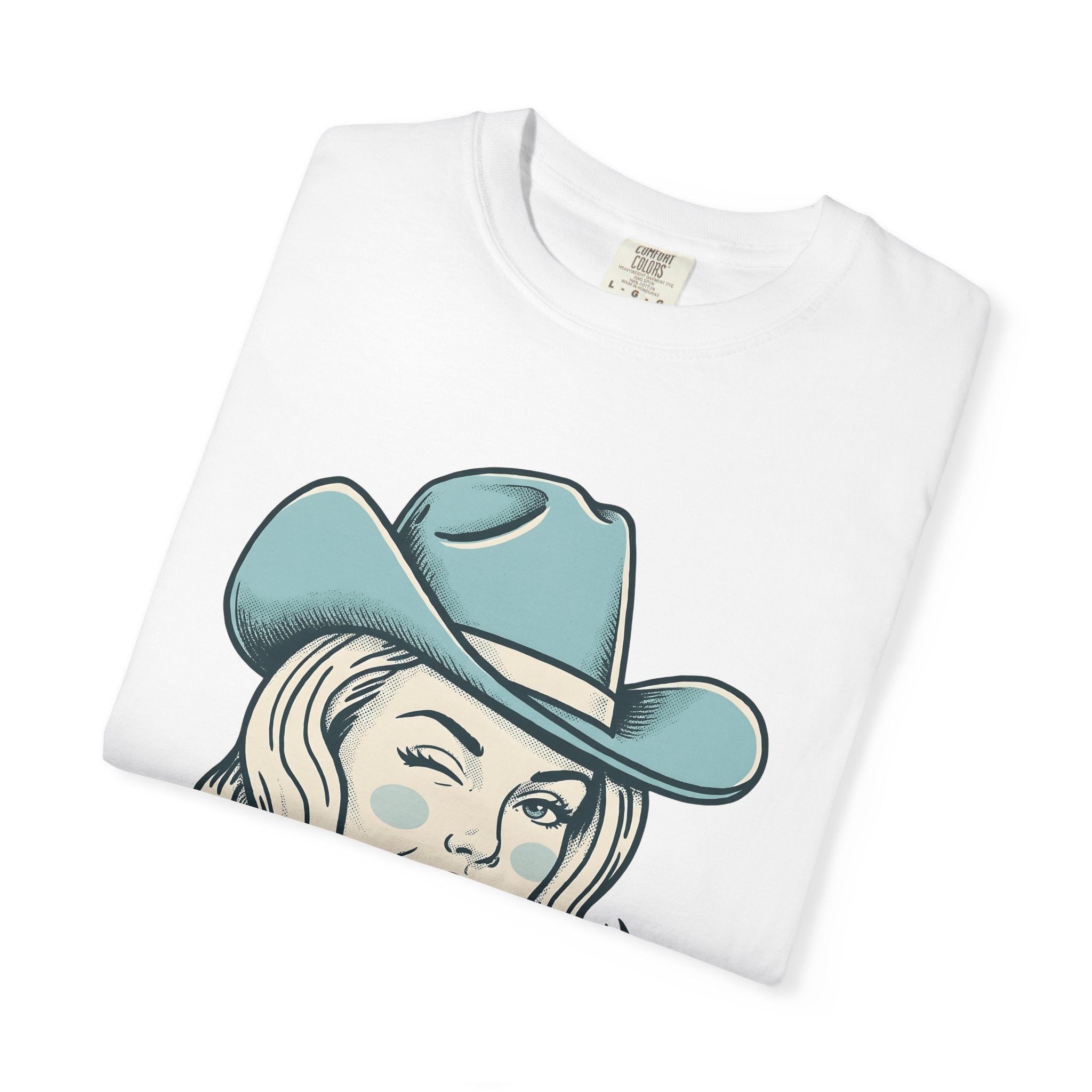 Cowgirl Face Shirt Cowgirl Cowboy Gift Women Illustration Tee Rodeo Queen T-Shirt Cowgirl Fan Western Tshirt Cowboy Graphic Line Art Cowboy
