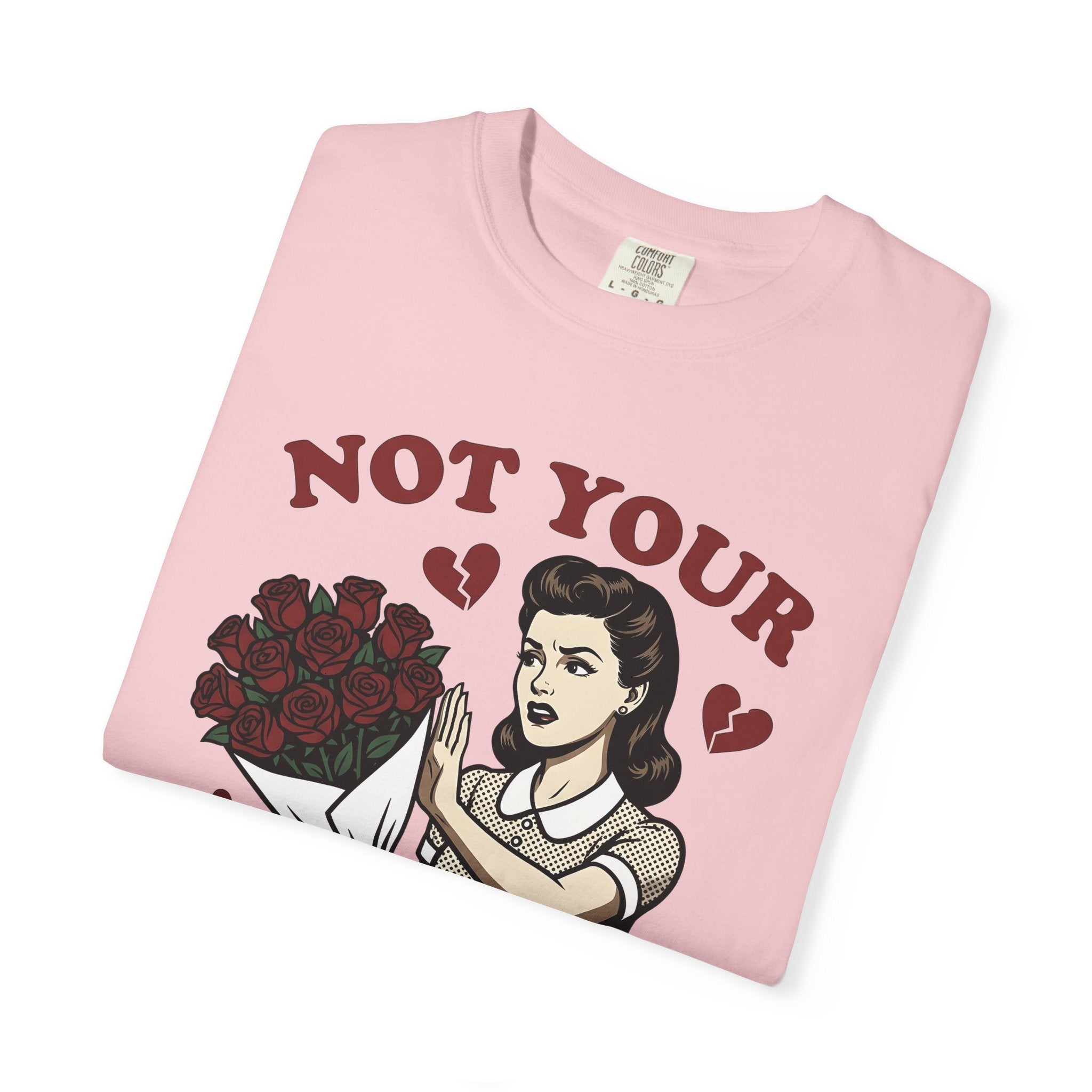 Old Fashioned Girl Roses Shirt St. Valentine's Day Divorce Gift Women Nostalgic Tee Vintage Girl T-Shirt Valentine Fan Retro Tshirt