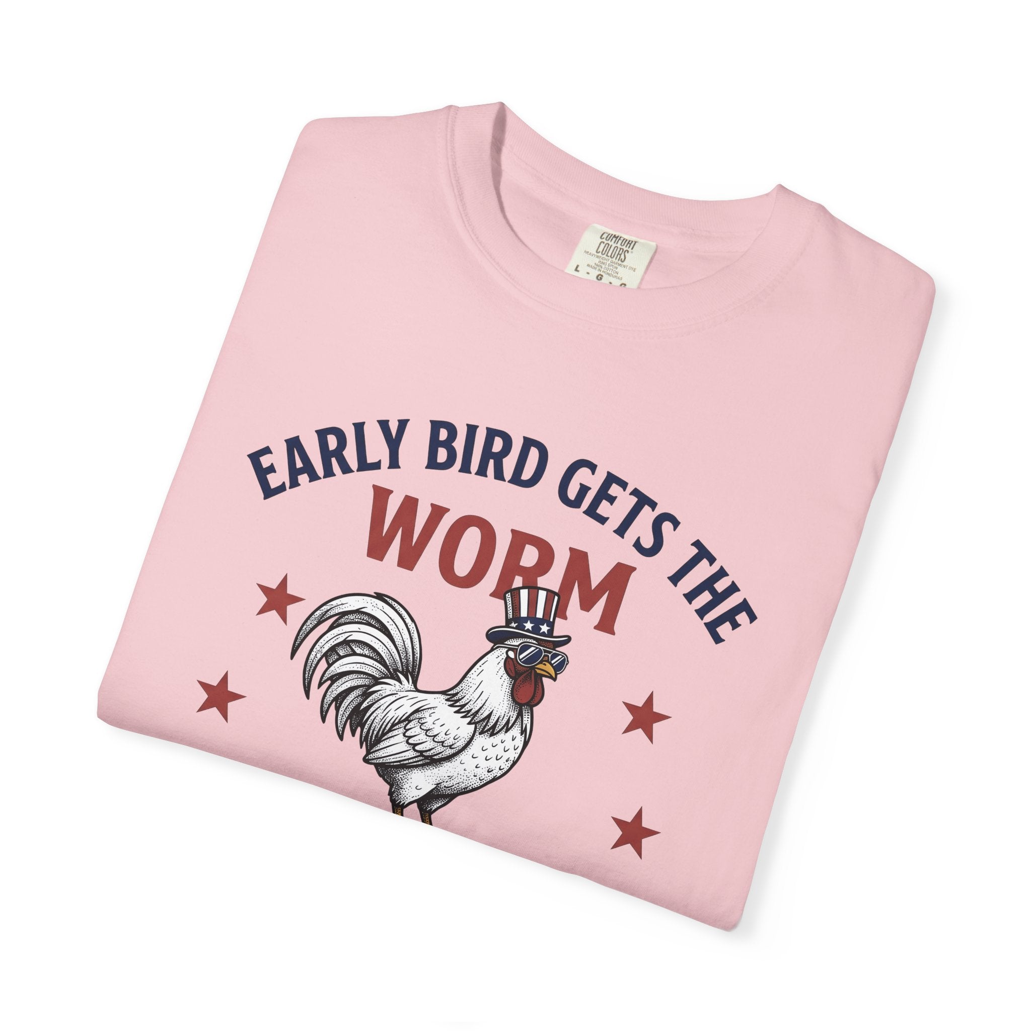Rooster Coffee Mug Shirt America/4th Of July Joke Gift Women Independence Tee Coffee Cup T-Shirt Patriotic Fan Vintage Tshirt Pun Graphic