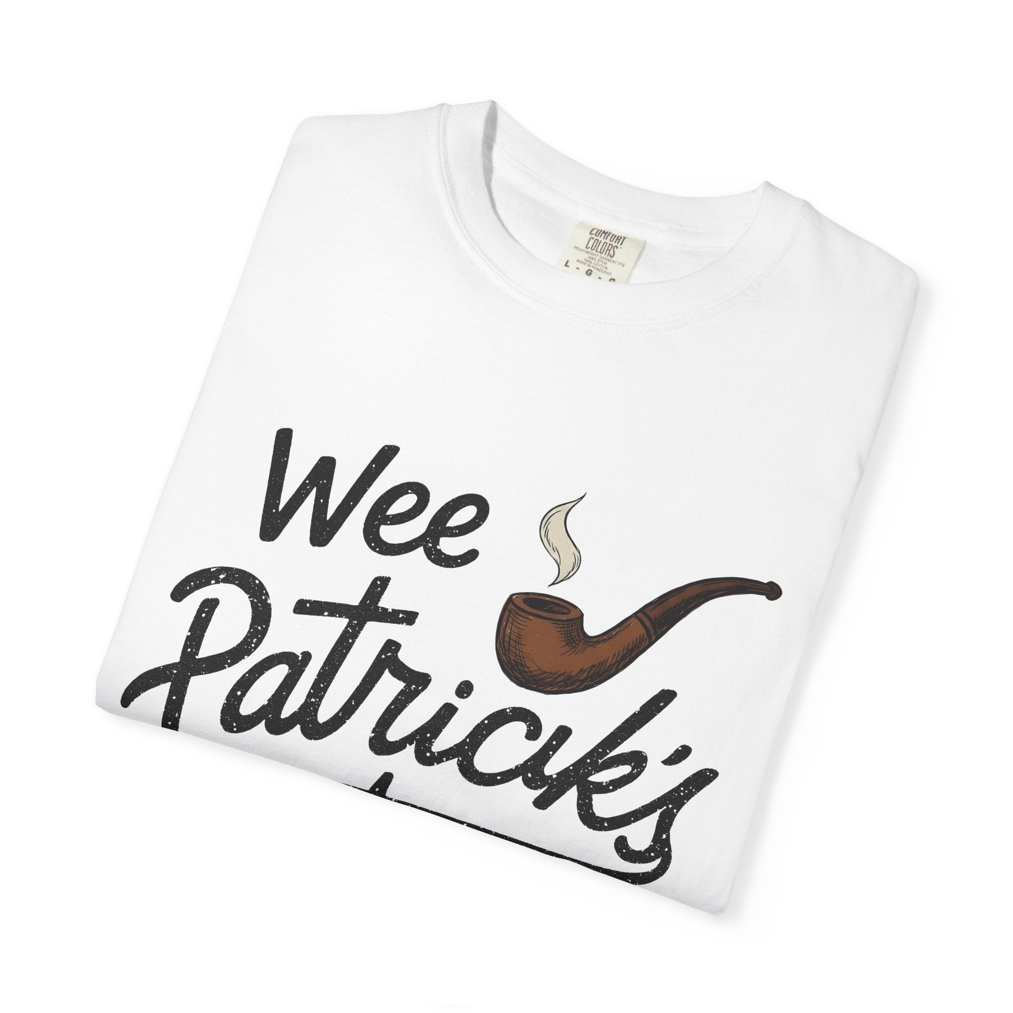 Pipe Smoking Shirt St Patrick's Day Ireland Gift Women Drawing Tee Tobacco Smoking T-Shirt Shamrock Fan Smoking Art Tshirt Emerald Graphic