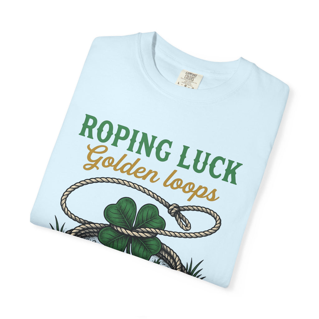 Luck Knot Shirt St Patrick's Day Ranch Gift Women Old School Tee Shamrock T-Shirt Luck Charm Fan Celtic Tshirt Farm Graphic Line Art Coin