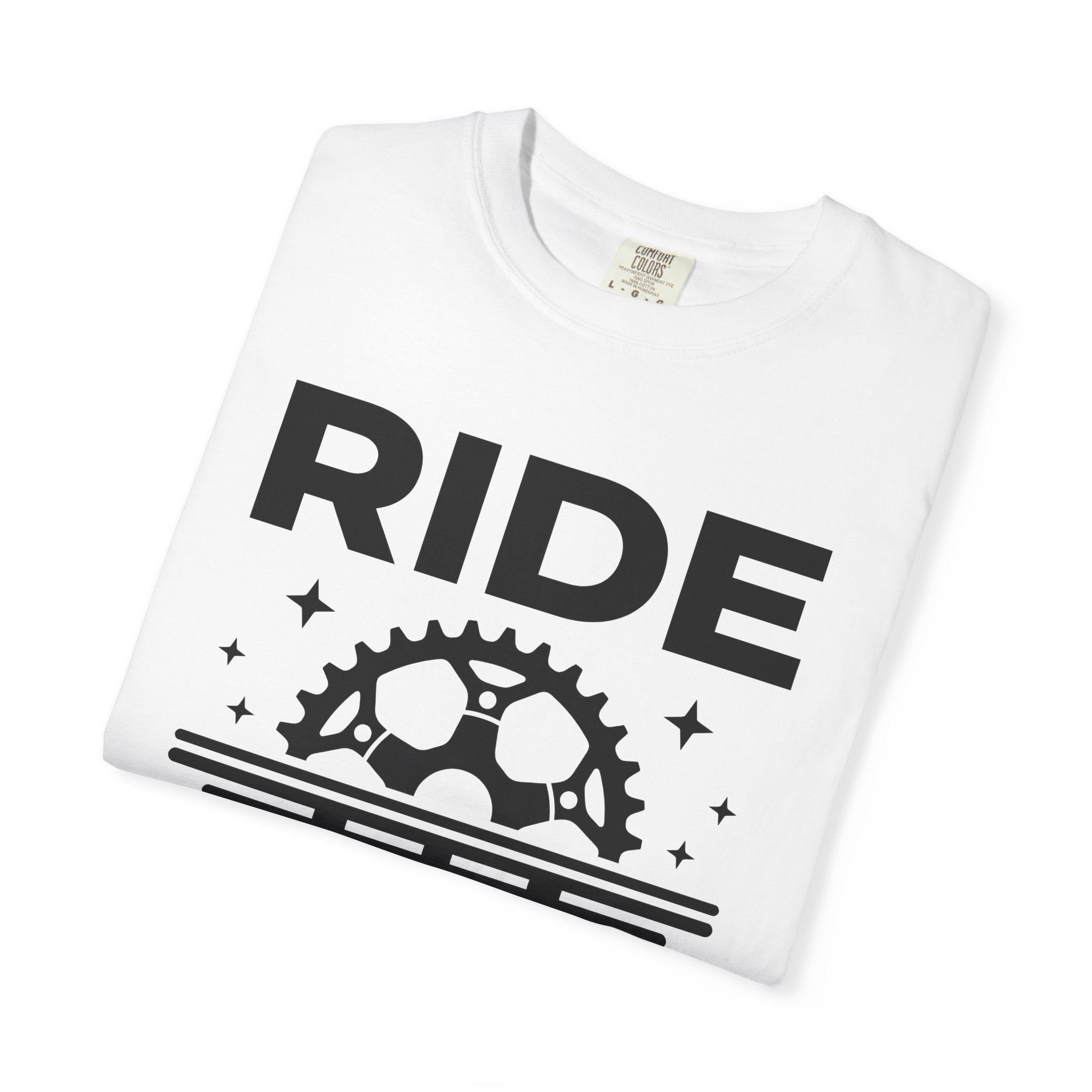 Cycling Gear Shirt Cycling Exercise Gift Women Graphic Tee Bike T-Shirt Cyclist Enthusiast Illustrated Design Fitness Graphic Simple Stars